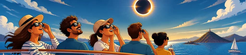 Observación del eclipse solar de 2026 en el Mar Menor: un crucero de 3 horas por el mar en España