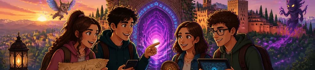 Aventura de Escape Room al aire libre: El Portal Mágico en Granada