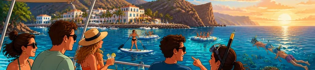 Travesía marítima de cuatro horas con snorkel desde Puerto Rico y Mogán