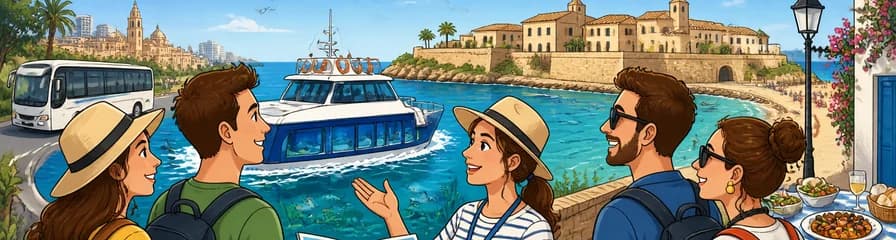 Viaje de un día desde Murcia a la Isla de Tabarca y Santa Pola