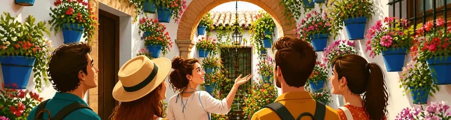 Descubre los Auténticos Patios de Córdoba: Recorrido de 2 horas con entradas incluidas