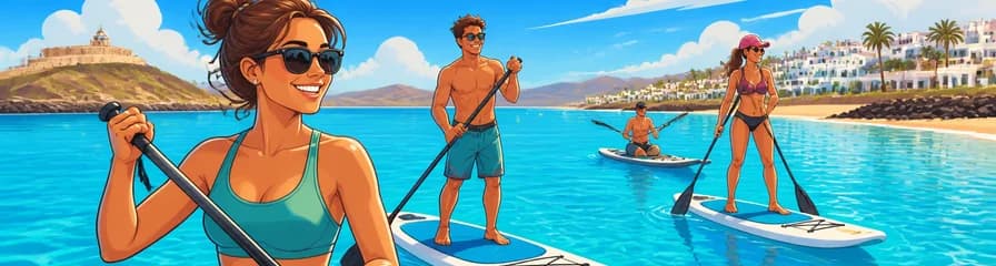 Alquiler de tabla de Paddle Surf en Caleta de Fuste
