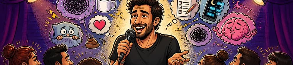 "¡Todos Locos!": Un monólogo de Jorge Santos sobre la salud mental en el Teatro Soho Club de Madrid