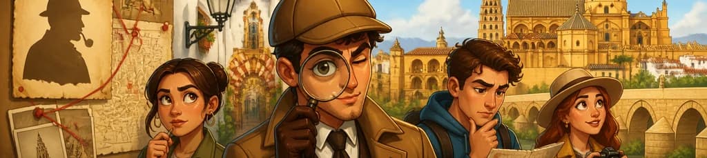 Aventura autoguiada de misterio y asesinato de Sherlock Holmes en Córdoba