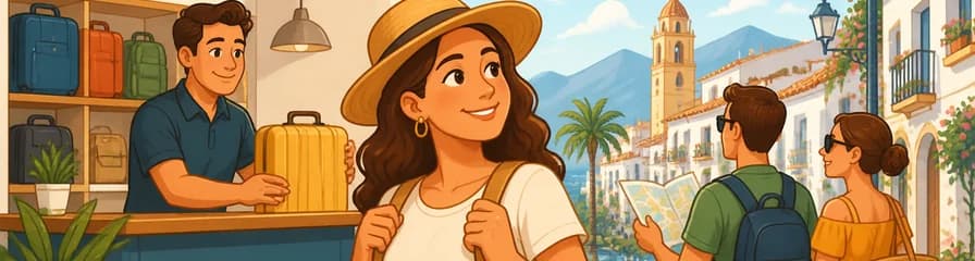 Servicio de consigna de equipaje en Marbella, próximo al casco antiguo