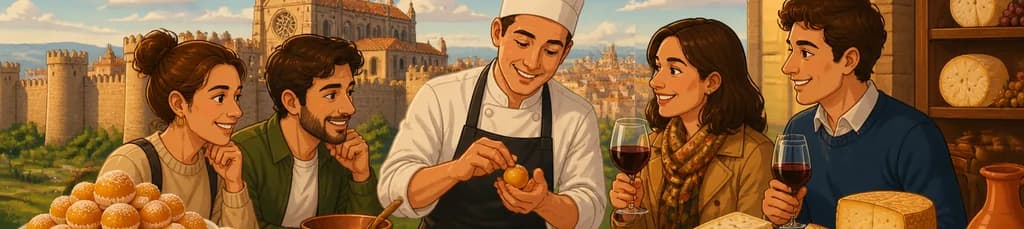 Experiencia ÁvilaLux: Tour Privado con Taller de Yemas de Santa Teresa y Cata Gourmet