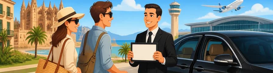 Traslado privado de salida: de Palma de Mallorca al aeropuerto (PMI)