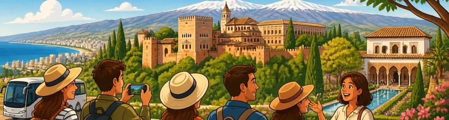 Viaje de un día al Palacio de la Alhambra y los Jardines del Generalife con salida desde Roquetas, Aguadulce y Almería