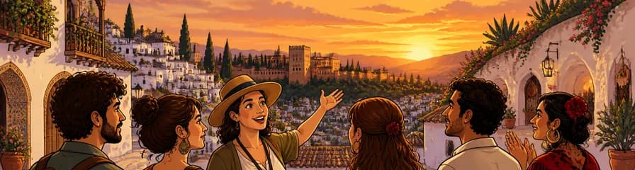Descubrimiento fascinante del Albaicín y el barrio gitano del Sacromonte