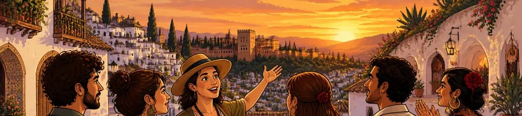 Descubrimiento fascinante del Albaicín y el barrio gitano del Sacromonte