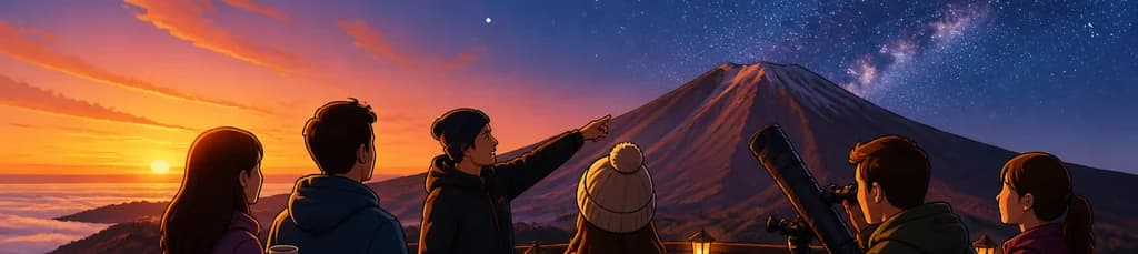 Experiencia de atardecer y observación estelar en Tenerife, sin cena