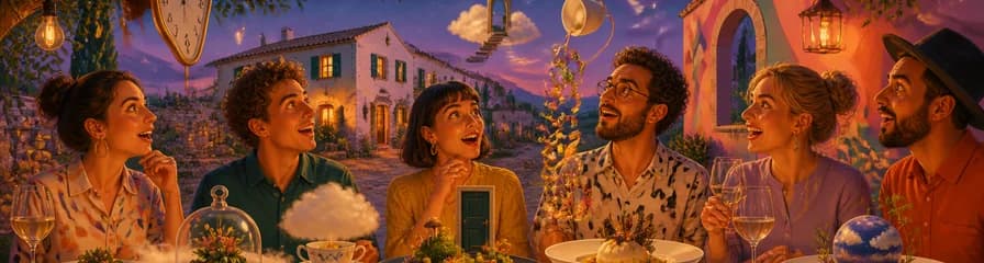 Una experiencia gastronómica surrealista en una casa de campo en Menorca