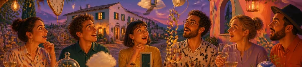 Una experiencia gastronómica surrealista en una casa de campo en Menorca