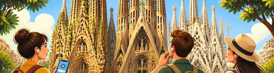 Visita autoguiada con audioguía externa de la Sagrada Familia: Explorando sus tres fachadas icónicas
