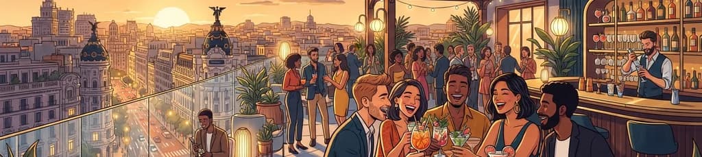 Una tarde de cócteles en la azotea de Catorce Sky Bar