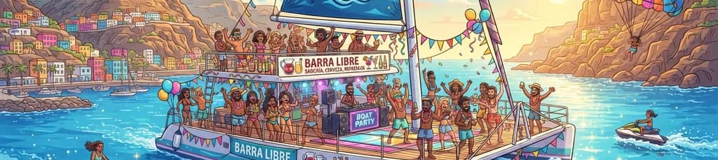 Gran Canaria: Fiesta en Barco BOATLANDIA – ¡Vive la experiencia en alta mar!