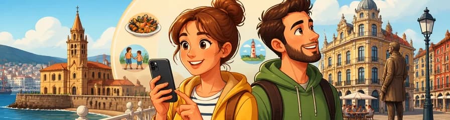 Descubre Gijón a tu aire: Tour autoguiado con tu dispositivo móvil