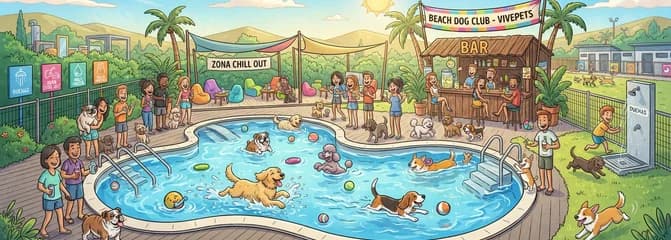 Turno matinal en la piscina canina de VivePets