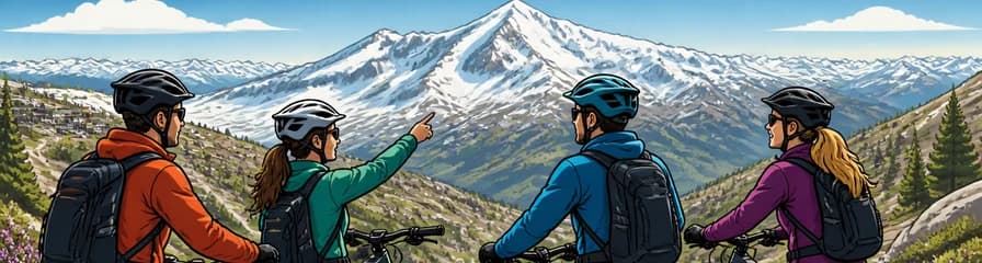 Recorrido en bicicleta eléctrica por la estación de esquí de Sierra Nevada en grupo reducido