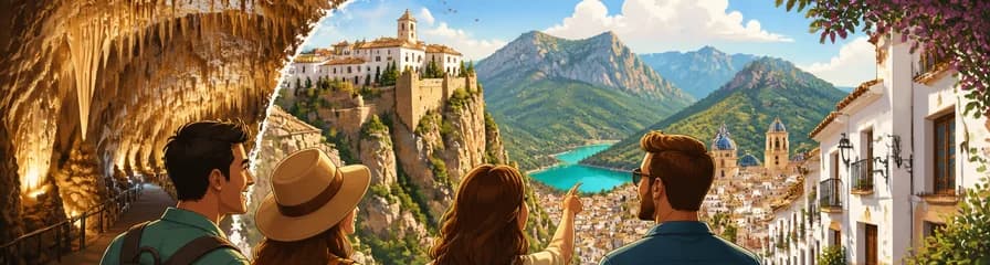 Exploración privada de las cuevas de Canelobre, Guadalest y Polop desde Alicante