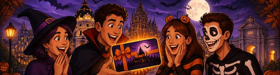 Consigue la tarjeta regalo de Fever para Halloween en Madrid