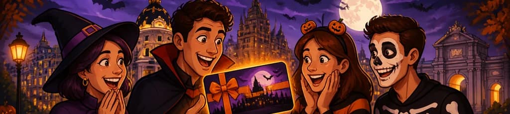 Consigue la tarjeta regalo de Fever para Halloween en Madrid