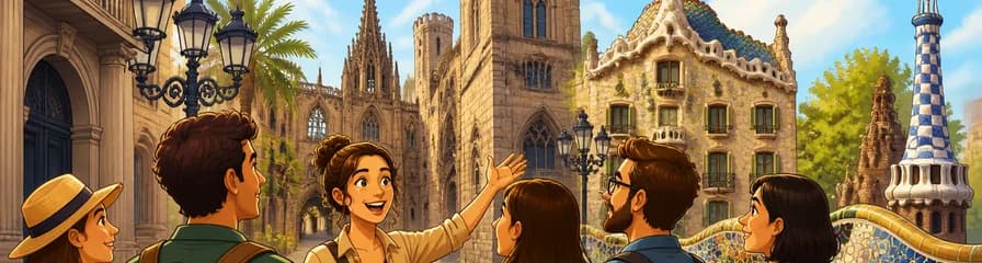 Exploración privada a pie por la Roma, el Gótico y Gaudí de Barcelona
