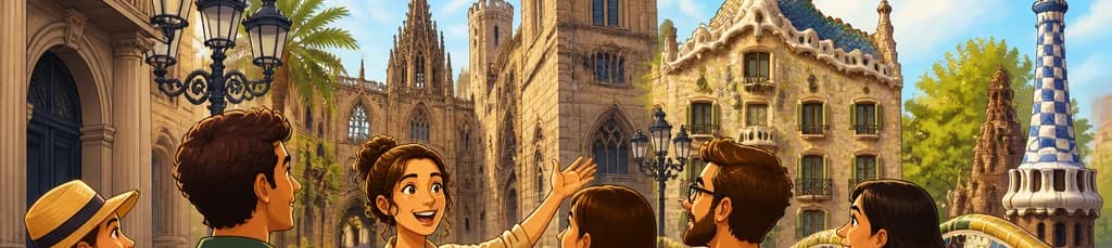 Exploración privada a pie por la Roma, el Gótico y Gaudí de Barcelona