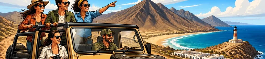 Recorrido en 4x4: Aventura Safari por el Parque Natural de Jandía y Cofete
