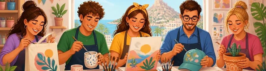 Evento Artístico en Alicante para Grupos con Cinco Opciones Creativas