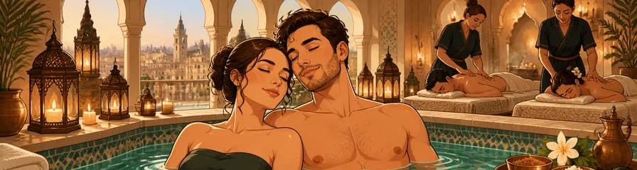 Escapada de bienestar en pareja: Hammam y masaje relajante en el corazón de Madrid