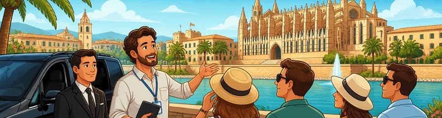 Descubre Palma de Mallorca en un tour privado de 4 horas con conductor y guía
