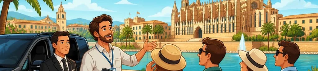 Descubre Palma de Mallorca en un tour privado de 4 horas con conductor y guía