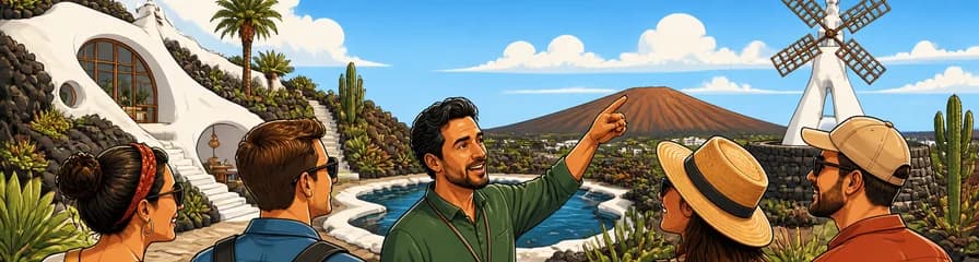 Excursión Privada por Lanzarote: Explorando las Creaciones Emblemáticas de César Manrique
