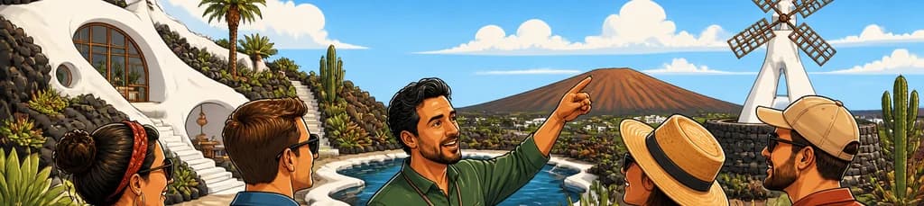 Excursión Privada por Lanzarote: Explorando las Creaciones Emblemáticas de César Manrique