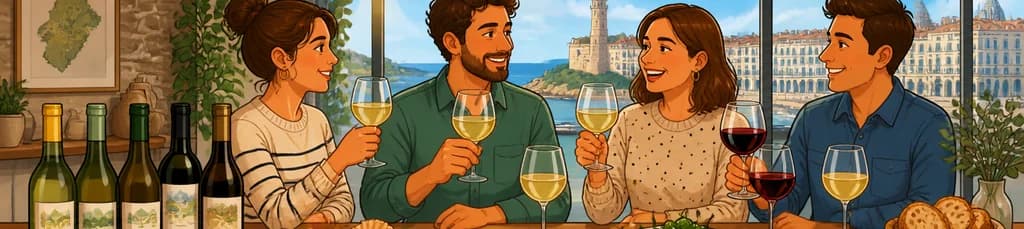 Degustación de vinos de Galicia acompañada de un almuerzo maridaje