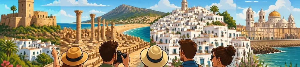 Excursión desde Sevilla a los pueblos blancos de Cádiz: Tarifa, Vejer y la ciudad de Cádiz