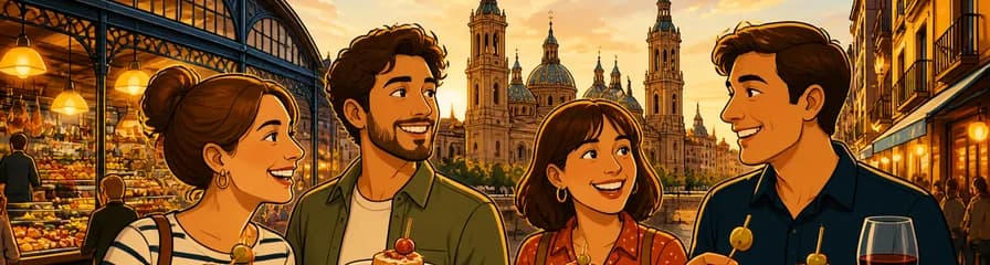 Experimenta la cultura aragonesa con un recorrido vespertino a pie de tapas por el centro de Zaragoza