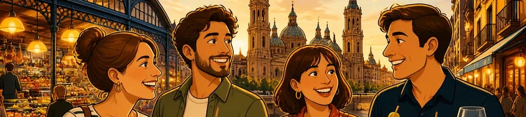 Experimenta la cultura aragonesa con un recorrido vespertino a pie de tapas por el centro de Zaragoza