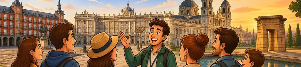 Recorrido a pie por la Ciudad Vieja y el Barrio Real de Madrid en grupo reducido