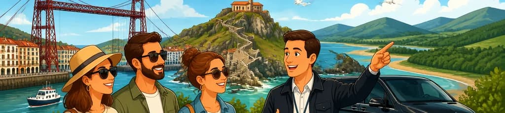 Excursión privada por el País Vasco con inicio en hotel o crucero desde Bilbao