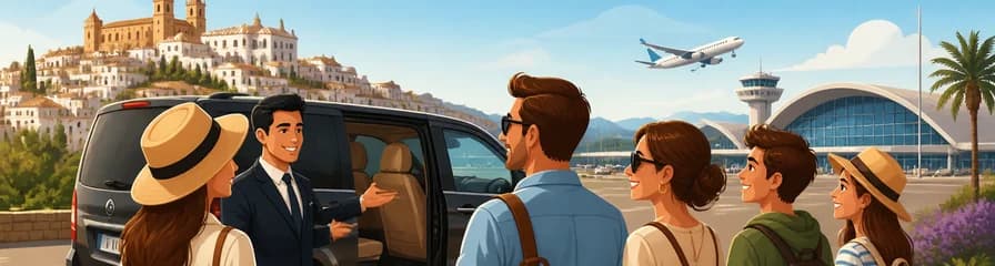 Servicio de traslado privado: de Medina-Sidonia al aeropuerto de Málaga (AGP)