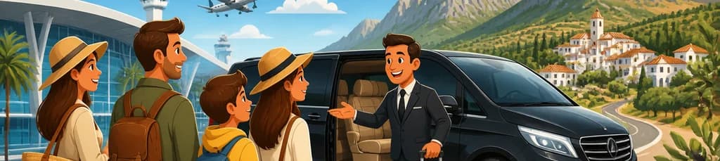 Servicio de traslado privado desde el Aeropuerto de Málaga (AGP) con destino a Zafarraya