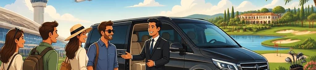 Servicio de traslado privado desde el aeropuerto de Alicante-Elche (ALC) hasta La Peraleja Golf