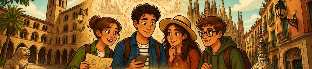 Desvela los secretos y la poesía de Barcelona: un juego de exploración urbana