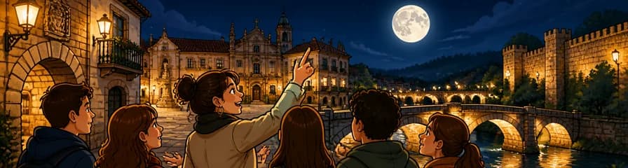 Explora Pontevedra al Anochecer con un Fascinante Recorrido a Pie