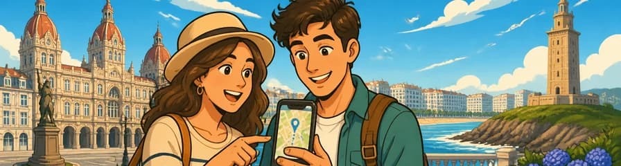 Recorrido Guiado Privado por A Coruña con tu Dispositivo Móvil
