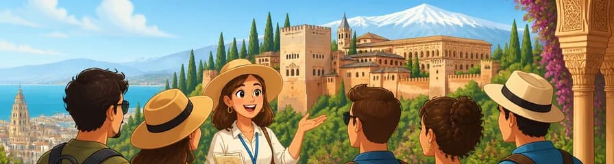 Tour privado de día completo a la Alhambra con entradas, saliendo desde Málaga