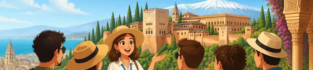 Tour privado de día completo a la Alhambra con entradas, saliendo desde Málaga