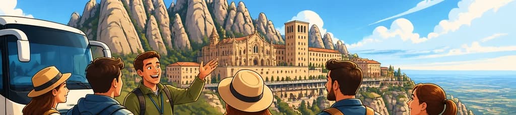Aventura de medio día en el Monasterio de Montserrat con salida desde Barcelona